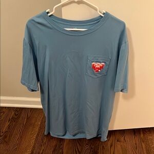 Southern Tide Blue Graphic Pocket T-Shirt